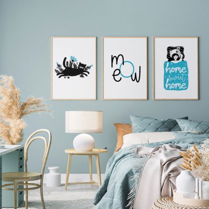 Quote Poster Set UAE – Cat Effect