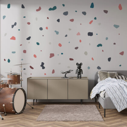 Peel & Stick Wall Decal – Terrazzo Funky Pebble