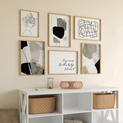 Gallery Wall Poster Set – Harmonic Motions
