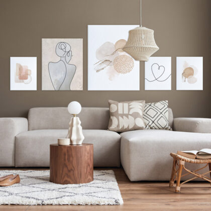 Poster Set – Minimal Contours