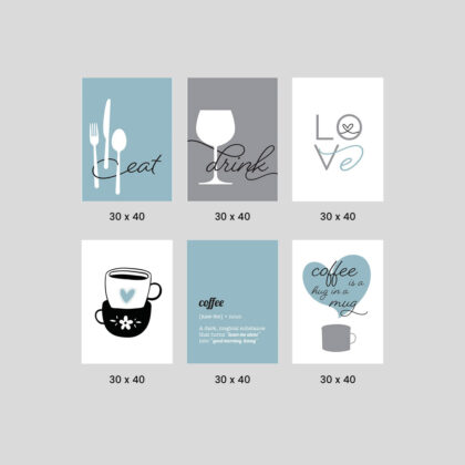 Poster Set – Savor and Sip