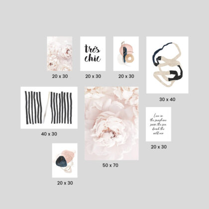 Gallery Wall Poster Set – Serene Abstracts