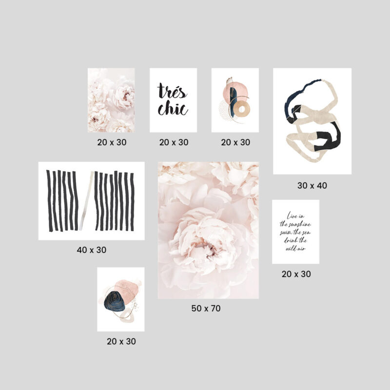 Gallery Wall Poster Set – Serene Abstracts - Image 2