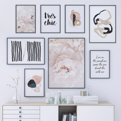 Gallery Wall Poster Set – Serene Abstracts