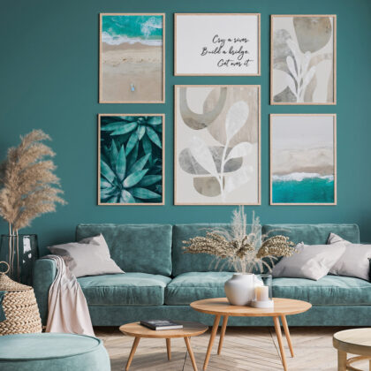 Gallery Wall Poster Set – Tranquil Tides