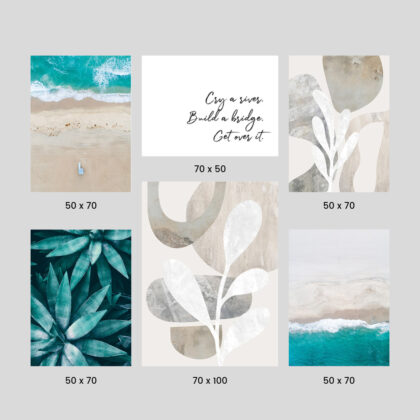 Gallery Wall Poster Set – Tranquil Tides