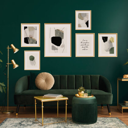 Poster Gallery Wall – Verdant Palette