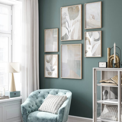 Modern Wall Art Poster Set – Mists of Avalon