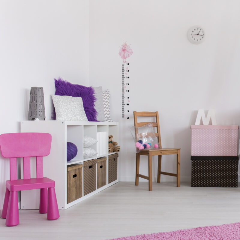 Ballerina kids growth chart wall sticker by Sticky Gecko