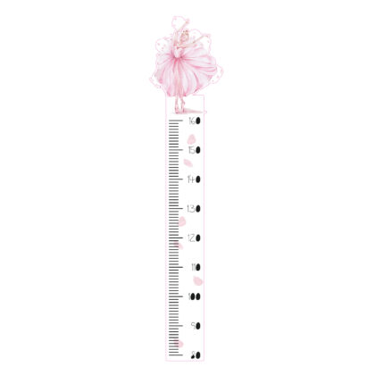 Kids Growth Chart Wall Sticker – Ballerina