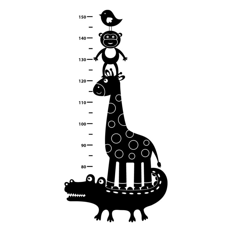Entourage kids growth chart wall sticker by Sticky Gecko