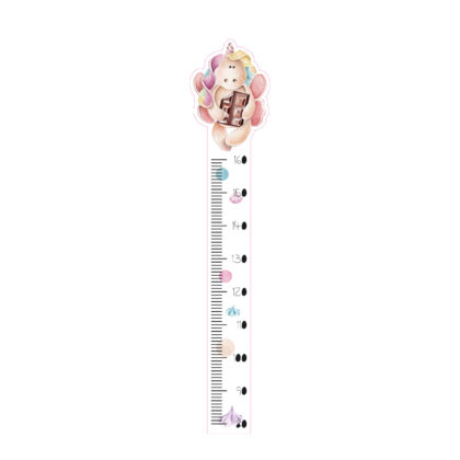 Kids Growth Chart Wall Sticker – Unicorn