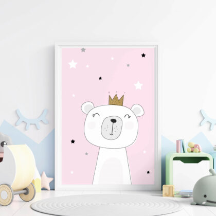 Poster for children's room | Bear