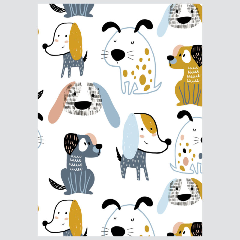 Kids Wall Poster Set | Best Friend - Wow Wow - Image 2