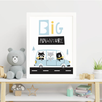 Poster for children's room | Big Adventure