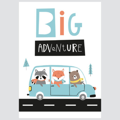 Poster for children's room | Big Adventure 2
