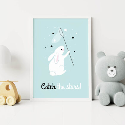 Poster for children's room | Bunny