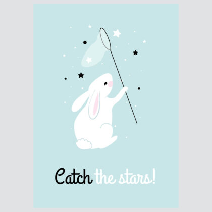 Poster for children's room | Bunny