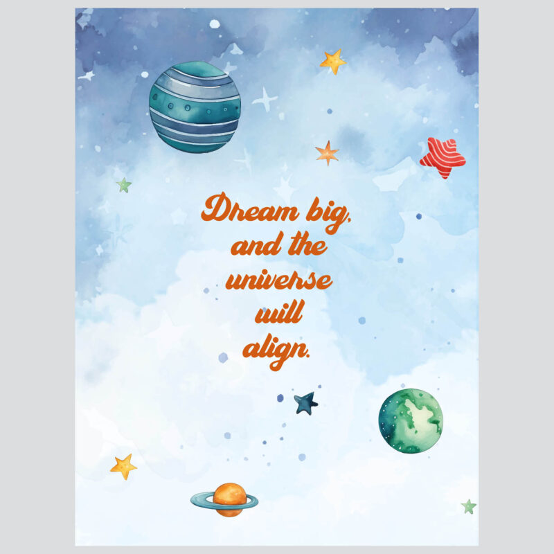 Nursery Wall Art Set | Chasing Blue Dreams - Image 2