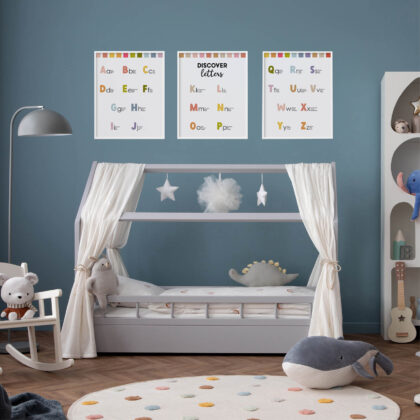 Alphabet Learning Poster Set | Let’s Get to Know the Letters