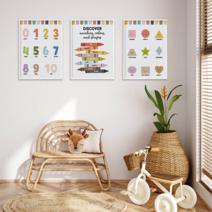 Numbers Learning Poster Set | Let’s Get to Know the Numbers
