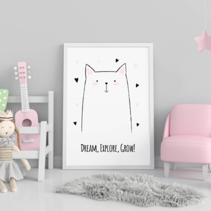 Poster for children's room | Cat