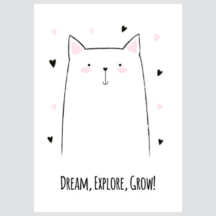 Poster for children's room | Cat