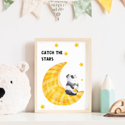 Poster for children's room | Catch the Stars