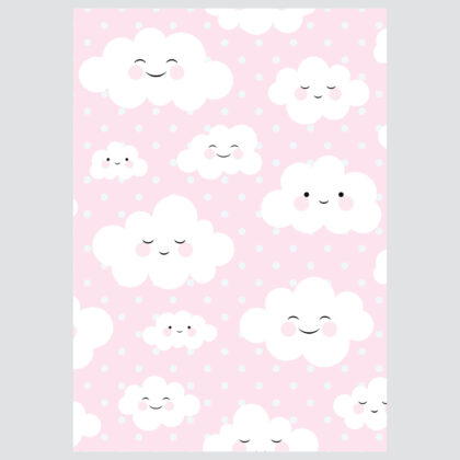 Poster for children's room | Clouds