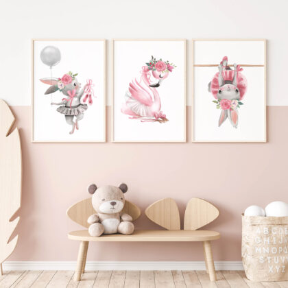 Kids Wall Poster Set | Cutest Dancers
