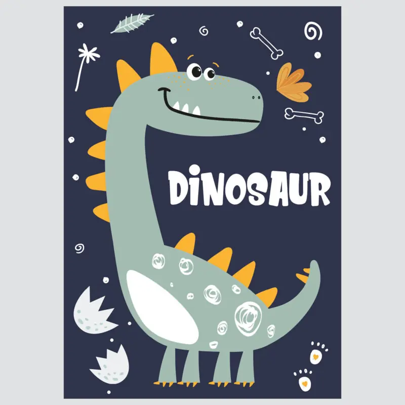 Kids Wall Poster Set | Dinosaur Roar - Image 2