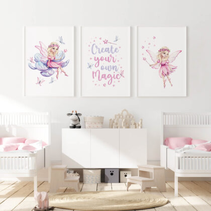 Nursery Poster Set | Fairy Tale Set B | HIAWorkshop®
