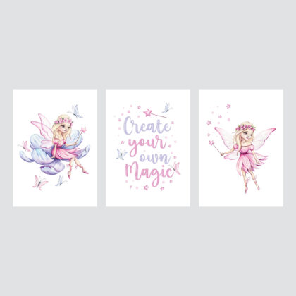 Nursery Poster Set | Fairy Tale Set B | HIAWorkshop®