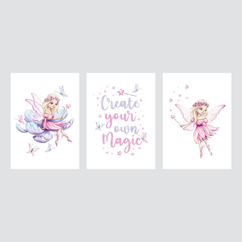 Nursery Poster Set | Fairy Tale Set B | HIAWorkshop® - Image 2