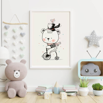 Poster for children's room | Friends in Different Sizes