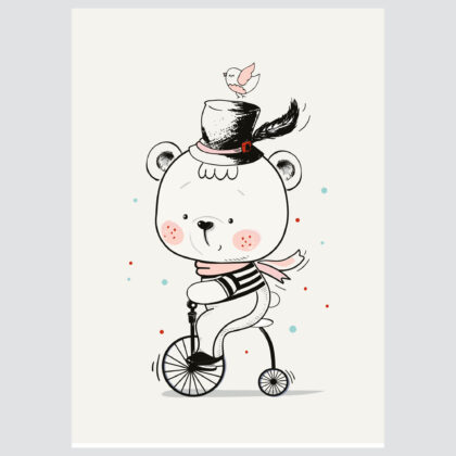 Poster for children's room | Friends in Different Sizes