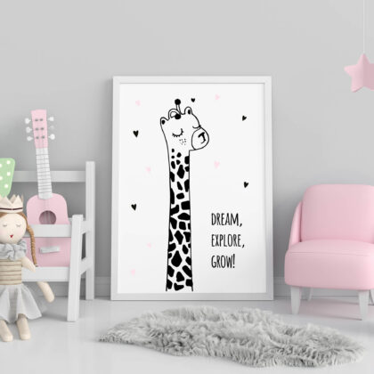 Poster for children's room | Giraffes