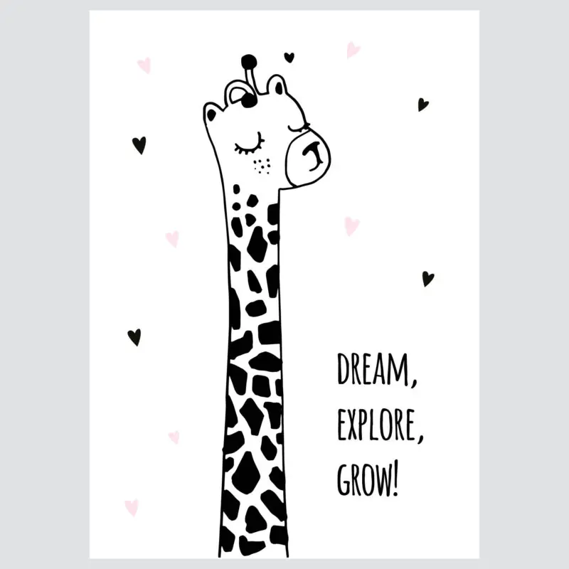 Poster for children's room | Giraffes - Image 2