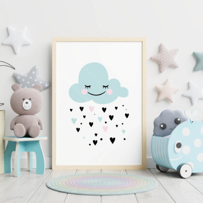 Poster for children's room | Happy Cloud