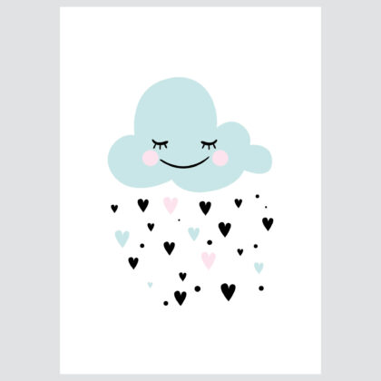 Poster for children's room | Happy Cloud