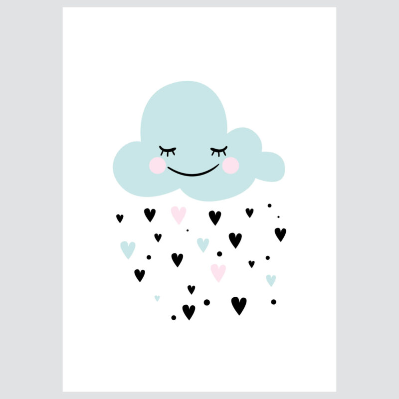 Poster for children's room | Happy Cloud - Image 2