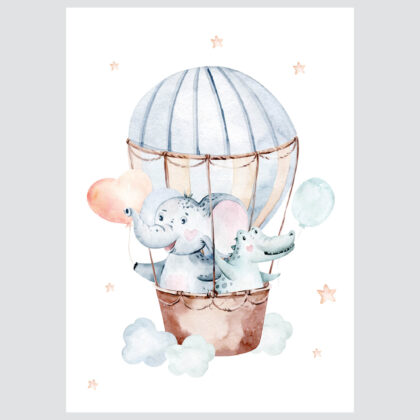 Kids Wall Poster Set | Let Me Fly With You