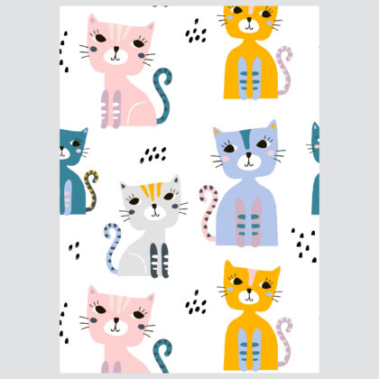 Kids Wall Poster Set | Meow