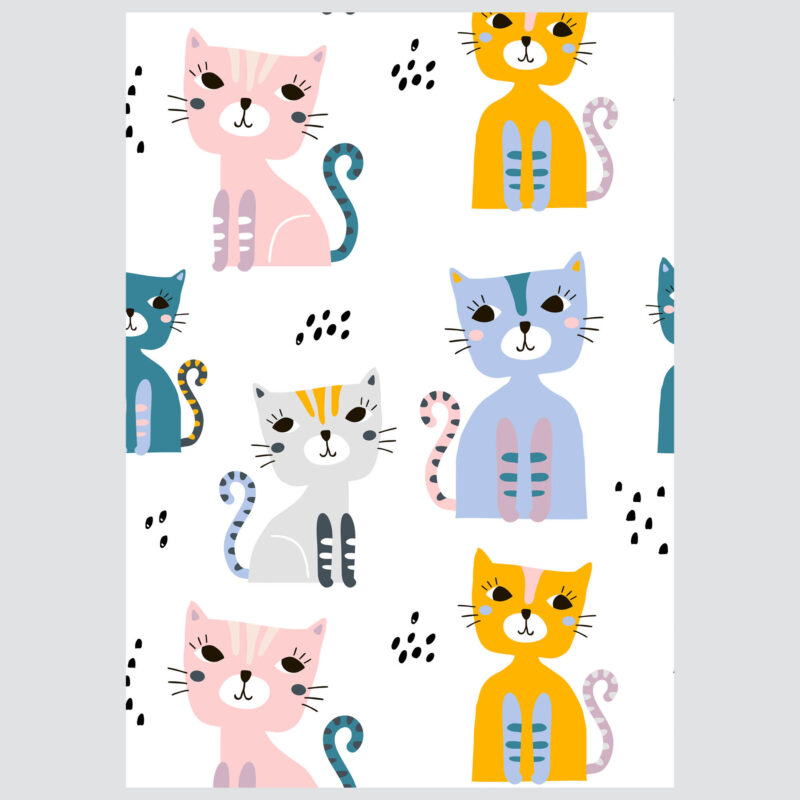 Kids Wall Poster Set | Meow - Image 2