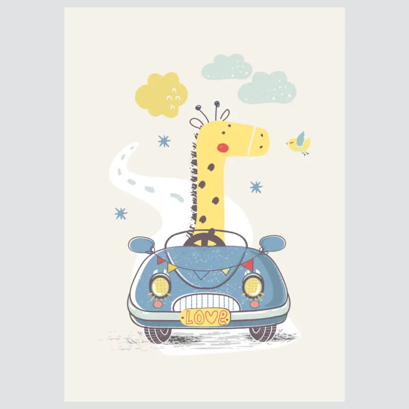 Poster for children's room | On the Road Again - Image 2