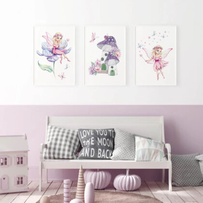 Nursery Poster Set | Fairy Tale Set A | HIAWorkshop®