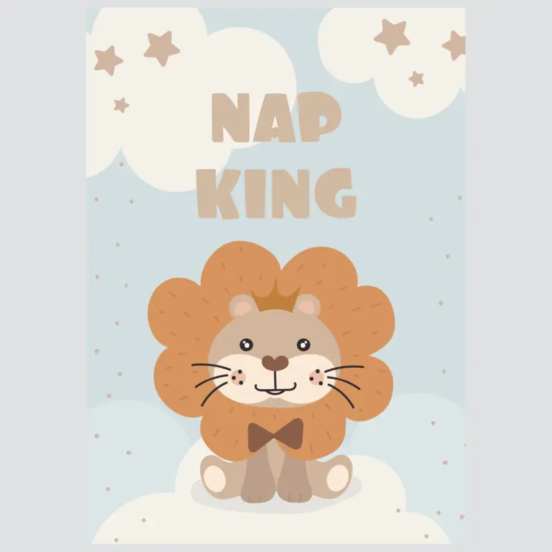 Poster for children's room | Nap King - Image 2