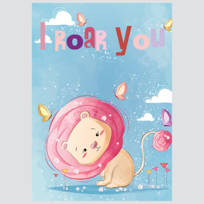 Poster for children's room | I Roar You Too
