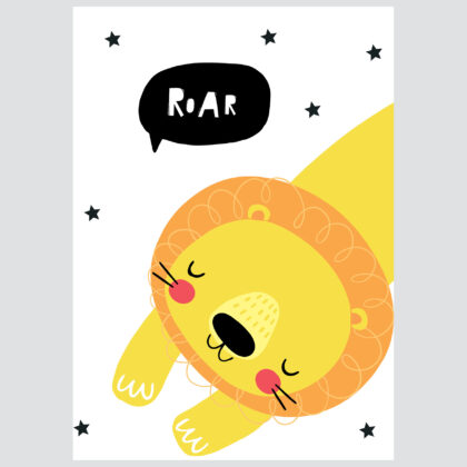 Poster for children's room | Cutest Roar