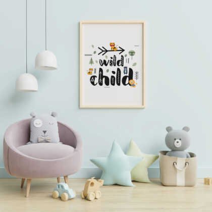 Poster for children's room | Wild Child